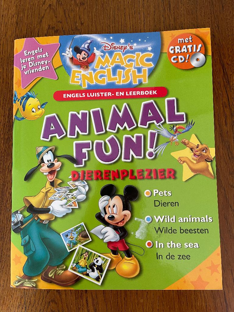 "Animal Fun" 'Engels Luister-en Leerboek met CD' Nieuw, Ophalen of Verzenden, Nieuw