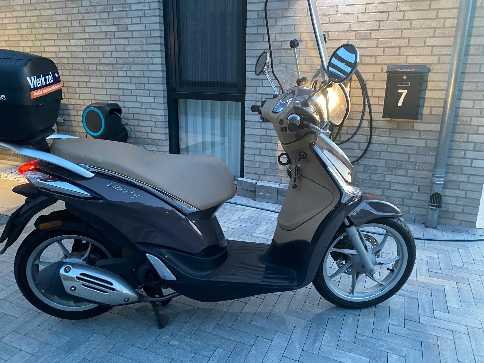 Zeer Nette Scooter Piaggio Liberty 50cc Geel Kenteken, Ophalen of Verzenden, Zo goed als nieuw, Benzine, Overige merken