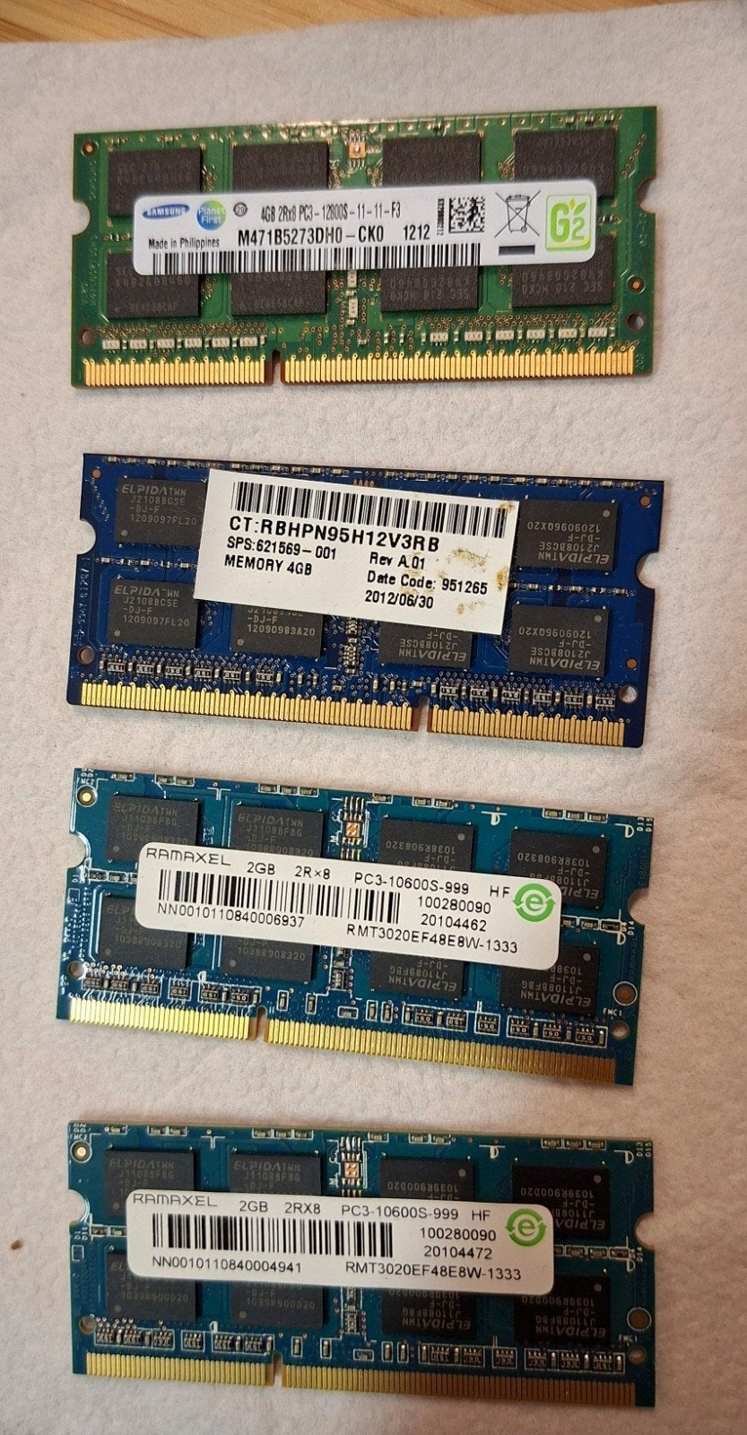 Diverse DDR3 RAM modules voor laptop (2GB en 4GB), Computers en Software, Gebruikt, DDR3, Ophalen of Verzenden, Laptop