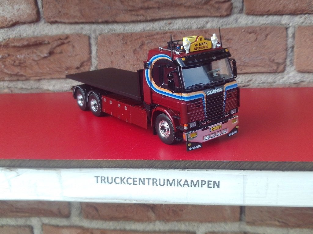 Tekno  Scania  143  Topline  van  Patrick  van  der  Mark., Hobby en Vrije tijd, Modelauto's | 1:50, Ophalen of Verzenden, Nieuw