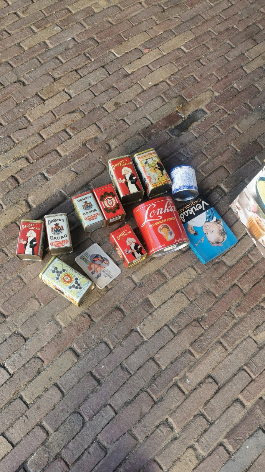 Verzameling Oude Blikken: Droste, Lonka, Verkade, Verzamelen, Ophalen, Gebruikt, Overige, Droste