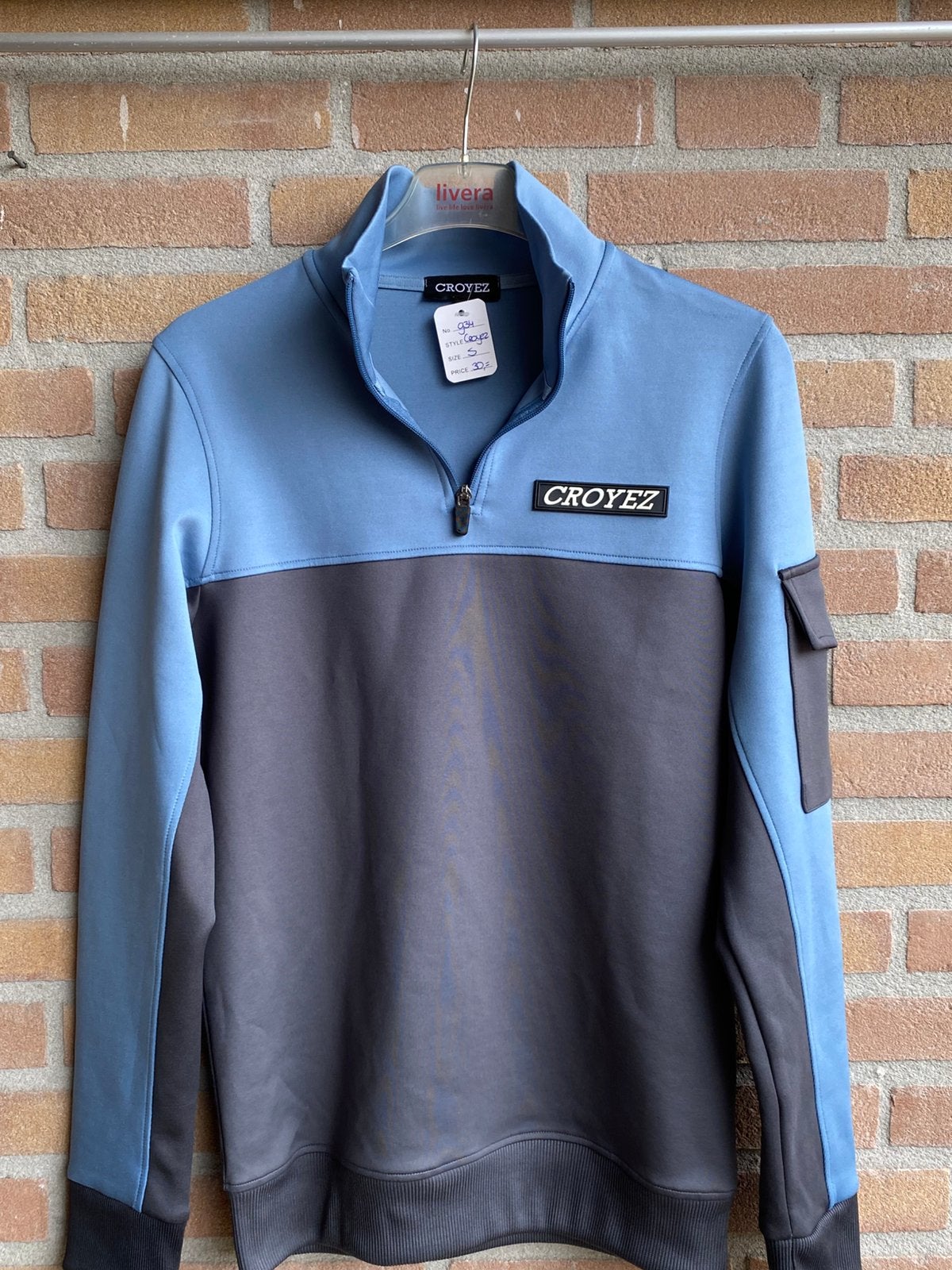 Croyes sweater, Ophalen of Verzenden, Zo goed als nieuw, Maat 46 (S) of kleiner, Grijs