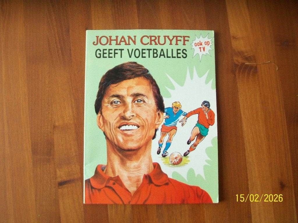 Johan Cruyff geeft Voetballes, Verzenden, Zo goed als nieuw, Ajax, Boek of Tijdschrift