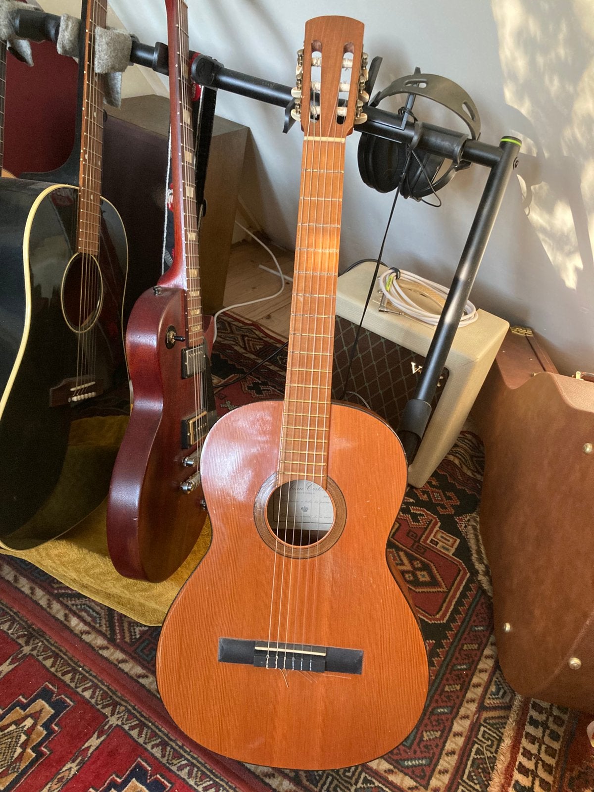 Juan Cortés klassieke gitaar jaren 60/70 serie nummer 33389, Ophalen, Gebruikt, Klassieke of Spaanse gitaar