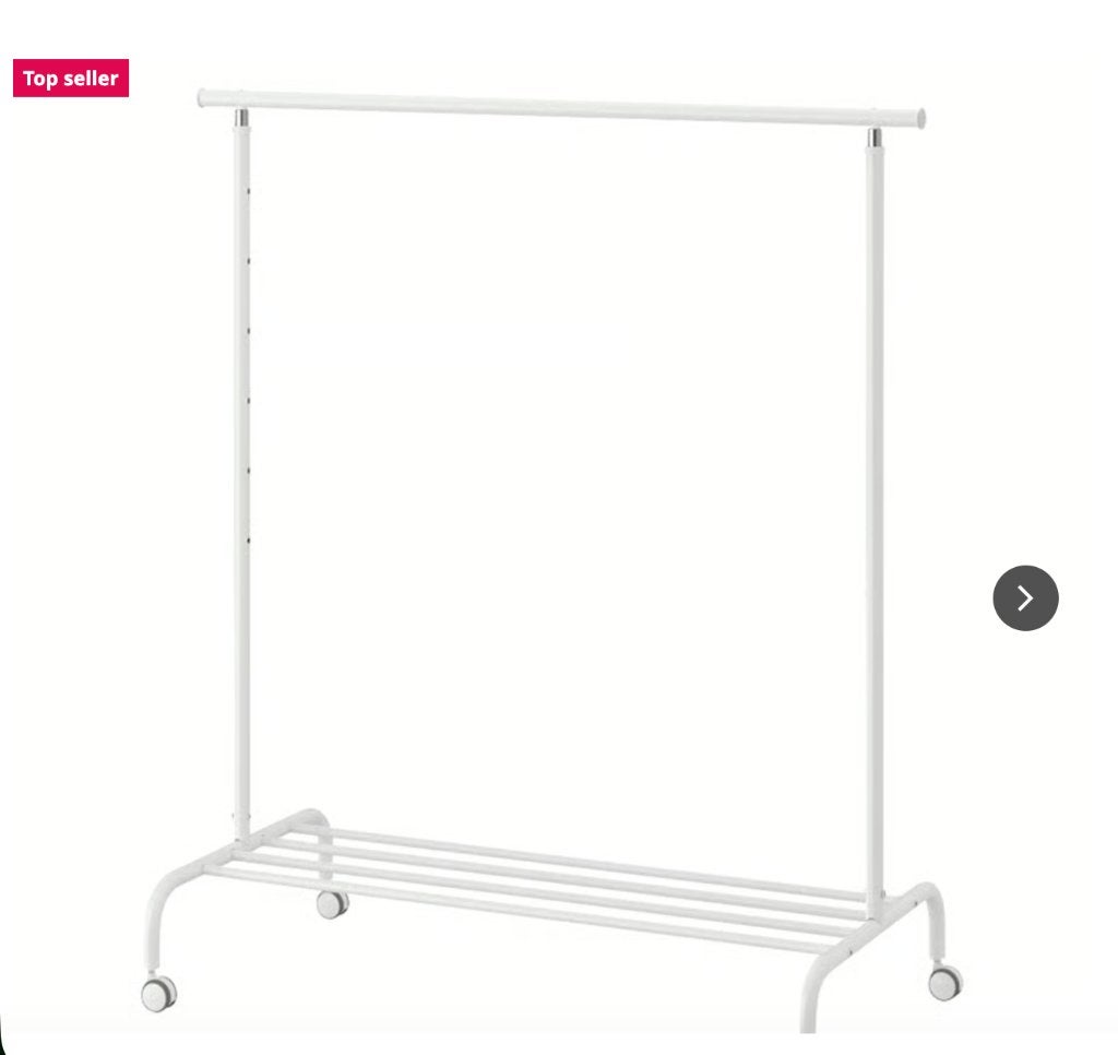IKEA clothes rack, Ophalen, Gebruikt