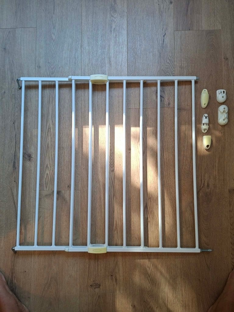 traphekje - Wit, Metaal (Noma), Ophalen, Gebruikt, 100 tot 115 cm, Klemhekje