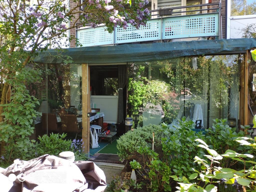 Prachtige veranda met glazen schuifwand., Tuin en Terras, Overige Tuin en Terras, Ophalen, Zo goed als nieuw