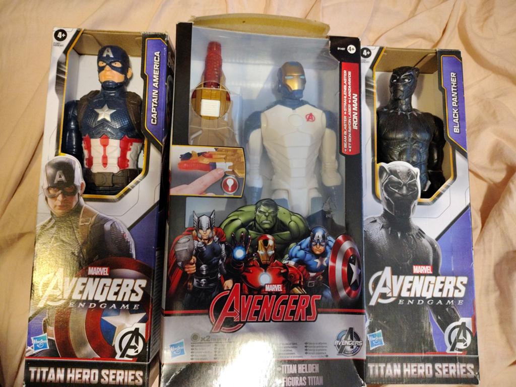 3 Avengers Titan Hero Series: Black Panther Captain America, Kinderen en Baby's, Speelgoed | Actiefiguren, Ophalen of Verzenden
