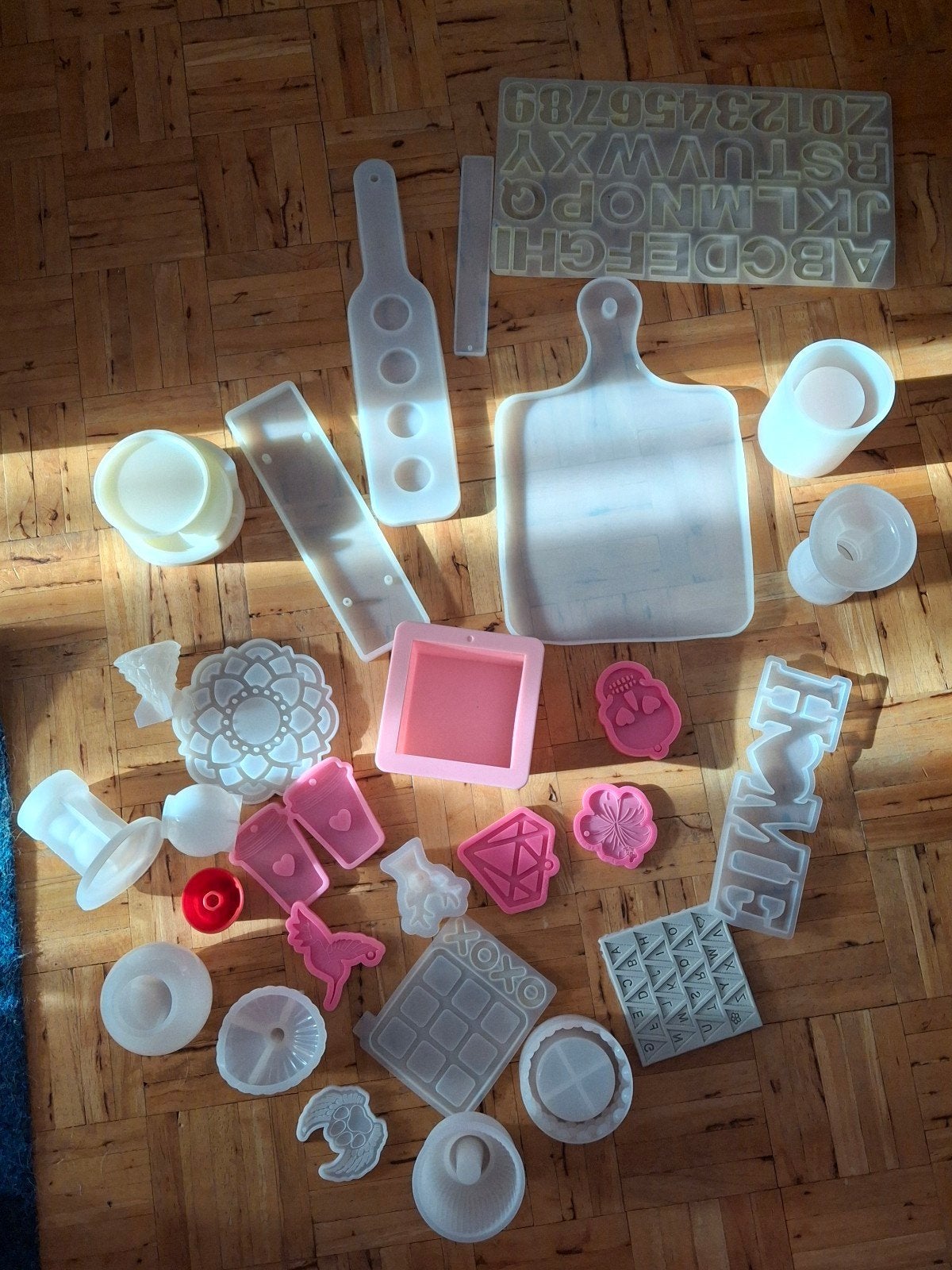 Gietmallen Epoxy hars zeep gips, Ophalen, Zo goed als nieuw, Knutselmateriaal