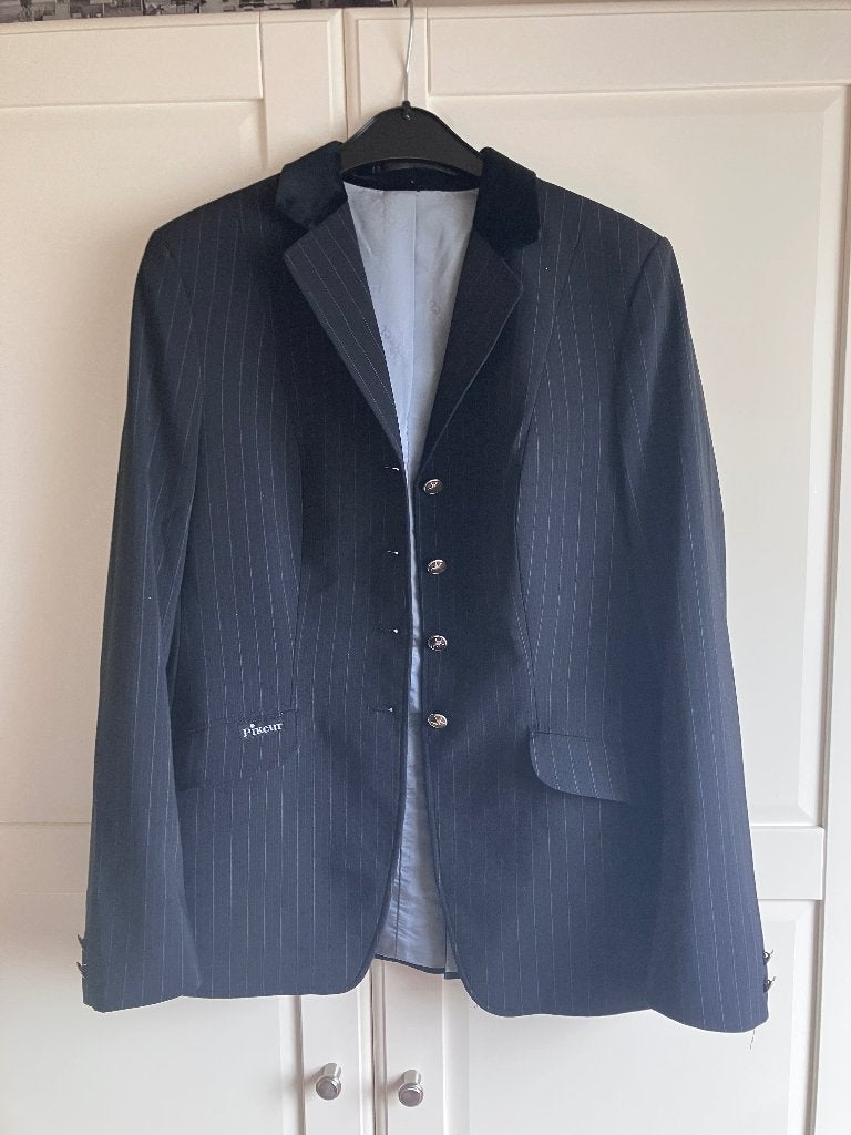 Pikeur wedstrijdjas Epsom 42 blauw/krijtstreep, Dieren en Toebehoren, Blauw, Gebruikt, Dressuur, Ophalen of Verzenden