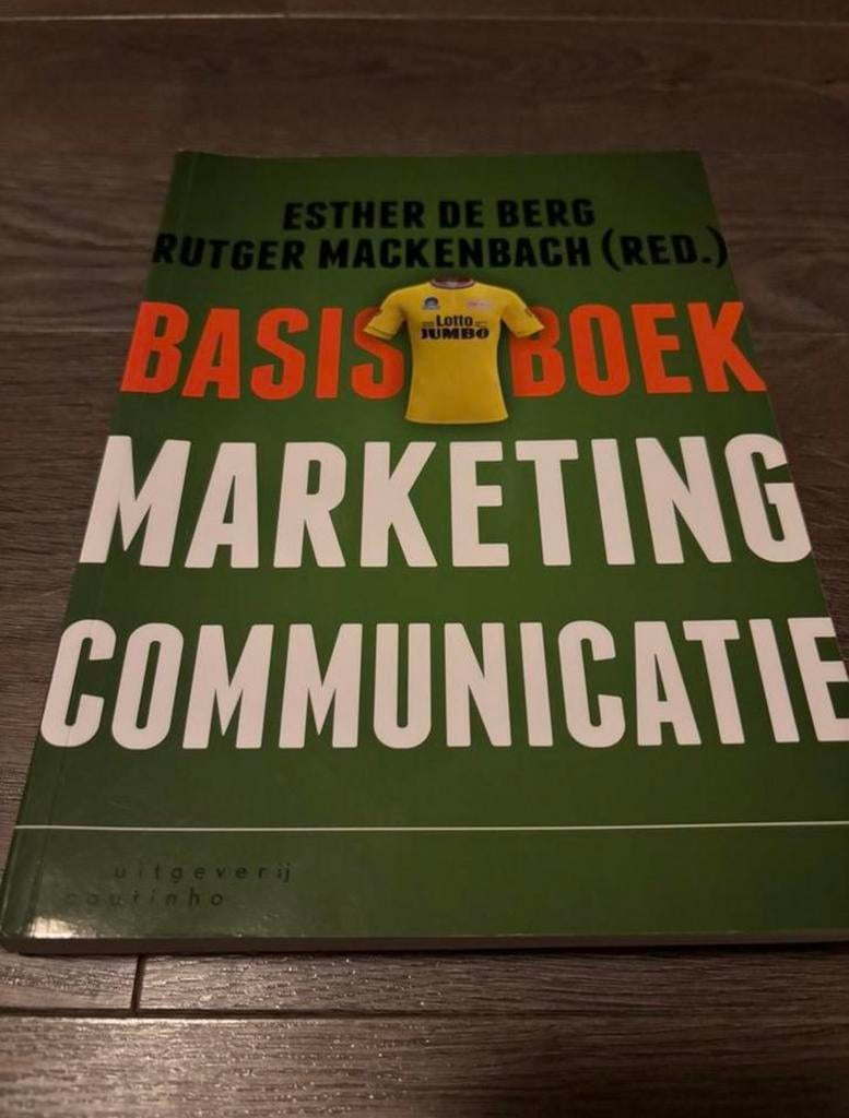 Basisboek Marketingcommunicatie, Boeken, Ophalen of Verzenden, Zo goed als nieuw, Economie en Marketing