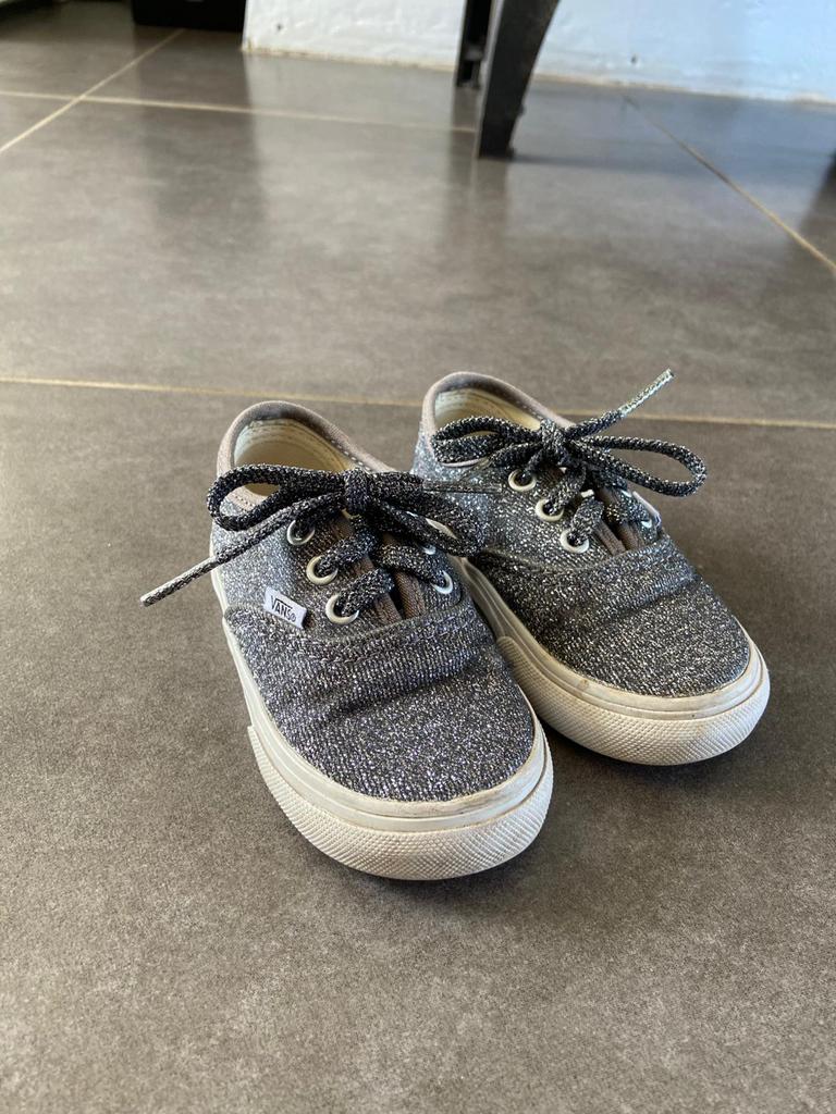 Vans glitter sneakers maat 21, Schoenen, Zo goed als nieuw, Verzenden, Meisje