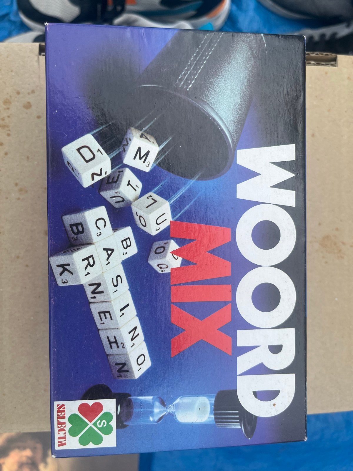 Woordmix Bordspel - Selecta Woordspel voor het hele gezin, Drie of vier spelers, Ophalen of Verzenden, Gebruikt