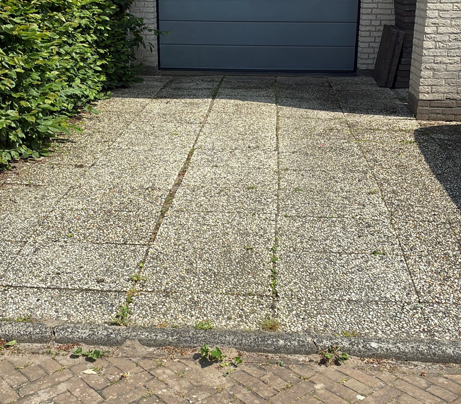 Grindtegels 60x40 cm - 16m2, Ophalen, Gebruikt, 10 m² of meer, Beton