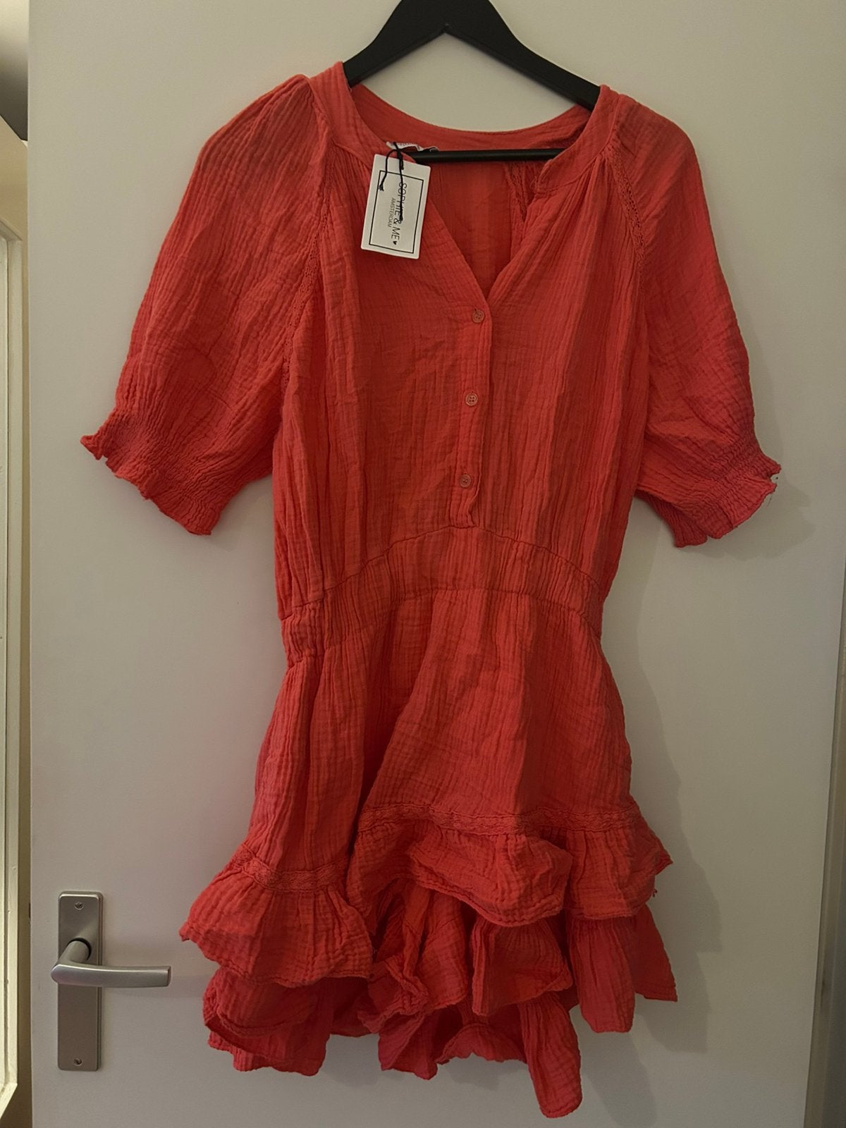 Sophie&Me playsuit koraal, maat M, Ophalen of Verzenden, Nieuw, Maat 38/40 (M), Overige kleuren