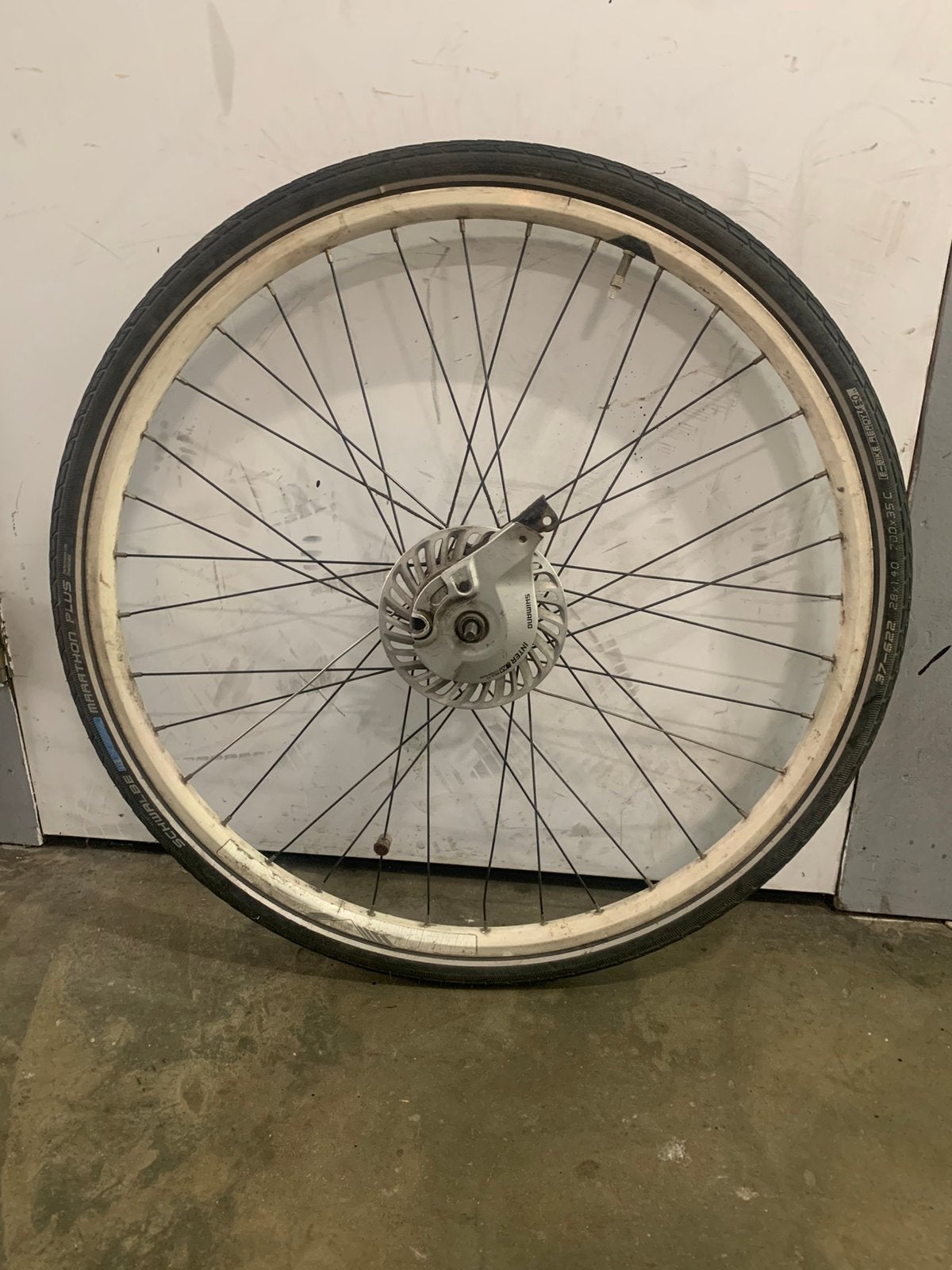 achterwiel 28 inch met nexus 7 naafversnellingen, Ophalen, Gebruikt, Stadsfiets, Wiel