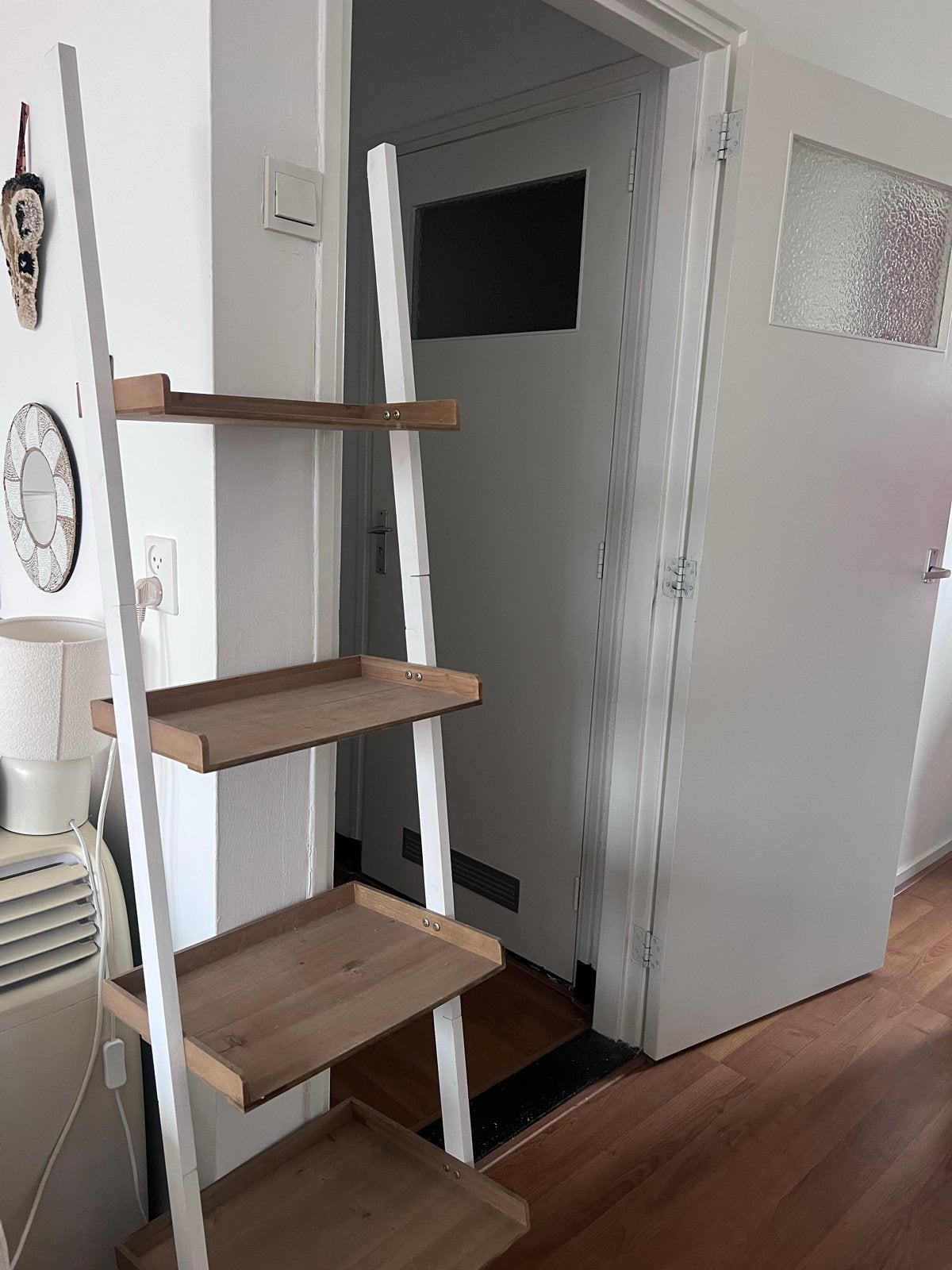 Decoratie ladder met planken, Huis en Inrichting, Woonaccessoires | Overige, Ophalen, Hout, Gebruikt, Modern
