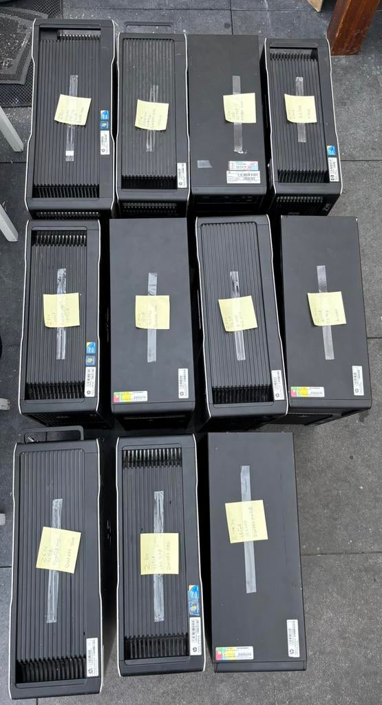 Meerdere HP workstation compleet, Computers en Software, Desktop Pc's, Ophalen, 64 GB of meer, Gebruikt, SSD