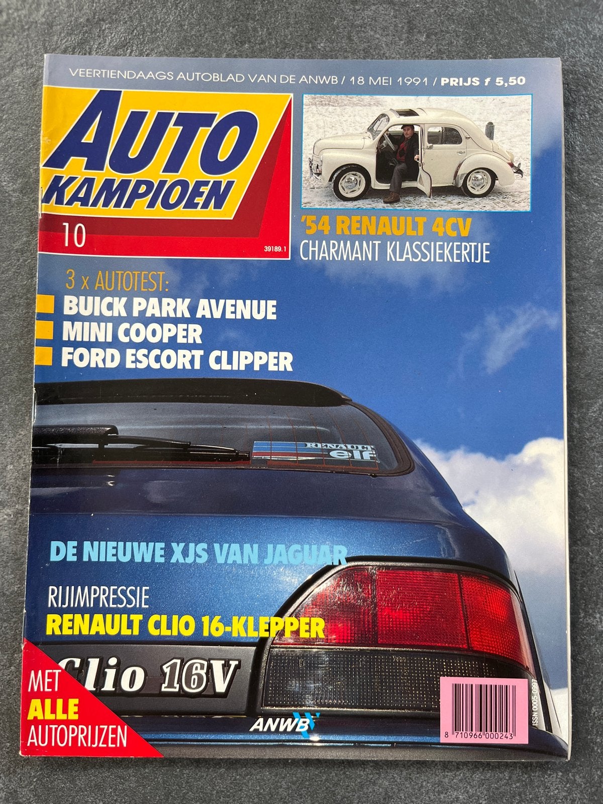 Auto Kampioen - Renault 4CV, Clio 16V, Jaguar XJ, Ophalen of Verzenden, Zo goed als nieuw, Algemeen