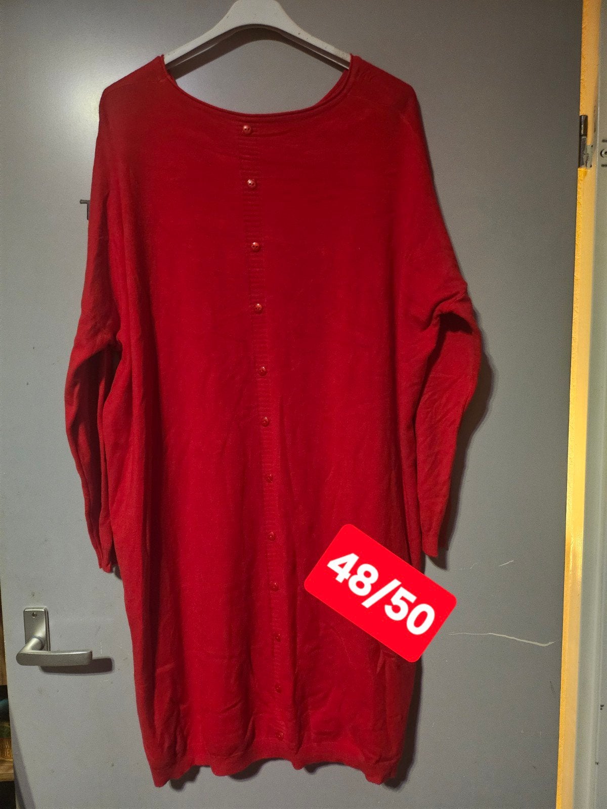 48/50, Kleding | Dames, Grote Maten, Ophalen of Verzenden, Zo goed als nieuw, Zwart, Broek of Spijkerbroek