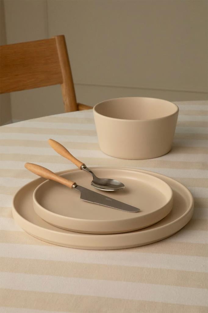Complete servies set aardewerk (alles x12), Nieuw, Ophalen of Verzenden, Bord(en), Overige stijlen
