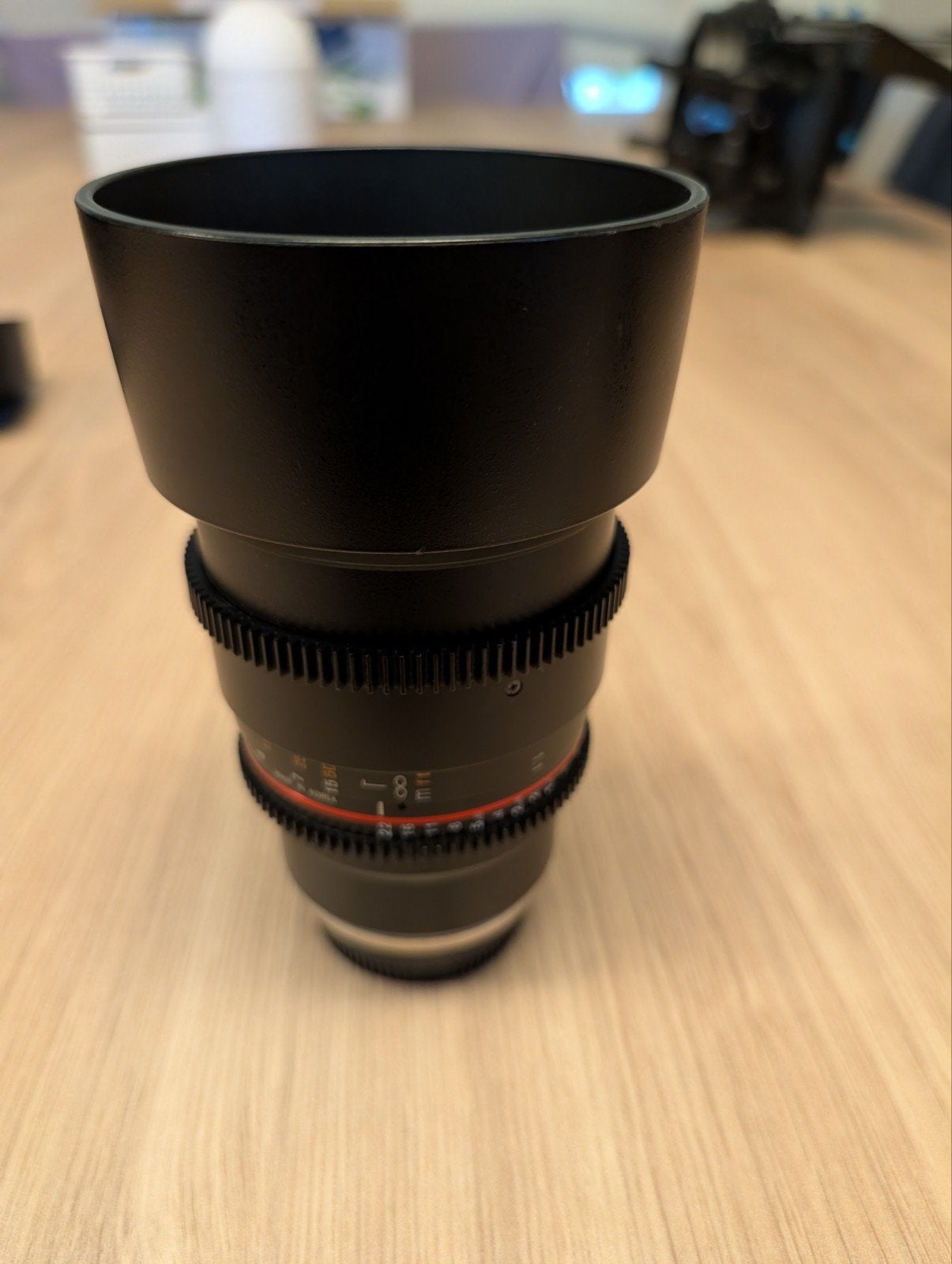 Samyang 85mm T1.5 VDSLR MK2 Cine Lens (Sony E), Handmatige focus, Samyang, Ophalen of Verzenden, Zo goed als nieuw