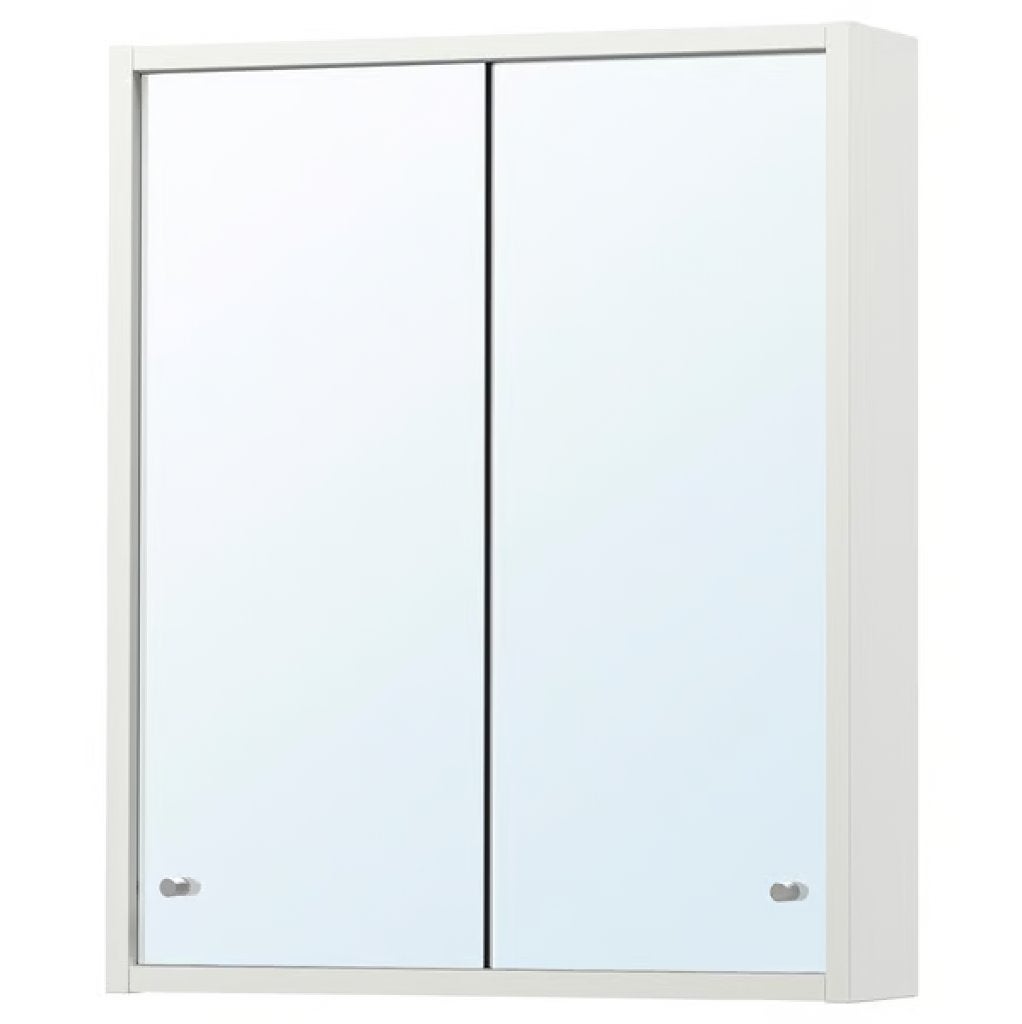 IKEA NYSJÖN Spiegelkast Wit, Ophalen, Met deur(en), Nieuw, 50 tot 100 cm