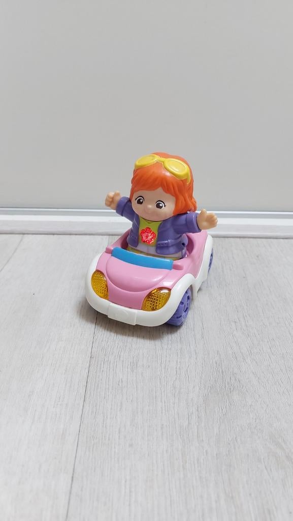 Vtech vrolijke vriendjes Kim met cabrio, Ophalen of Verzenden, Zo goed als nieuw, 6 maanden tot 2 jaar