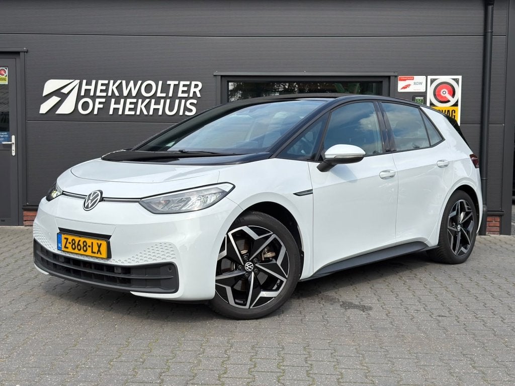 Volkswagen ID.3 Pro 58 kWh 204 PK | Trekhaak | ACC | Carplay, Auto's, Automaat, 0 cilinders, Gebruikt, Wit