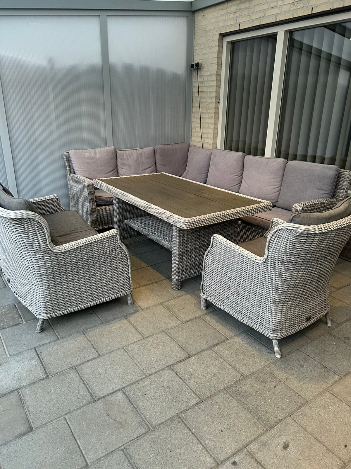 Bois le Duc lounge set, Ophalen, Gebruikt, Wicker
