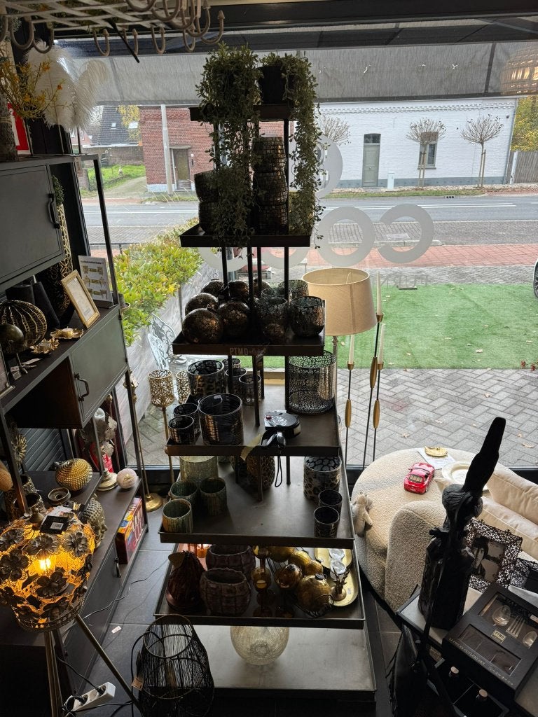 XXXL Etagère PTMD metaal 7 laags hoogte 210 cm, Ophalen, Etagère, Metaal, Pietseweg 13A Oud Gastel