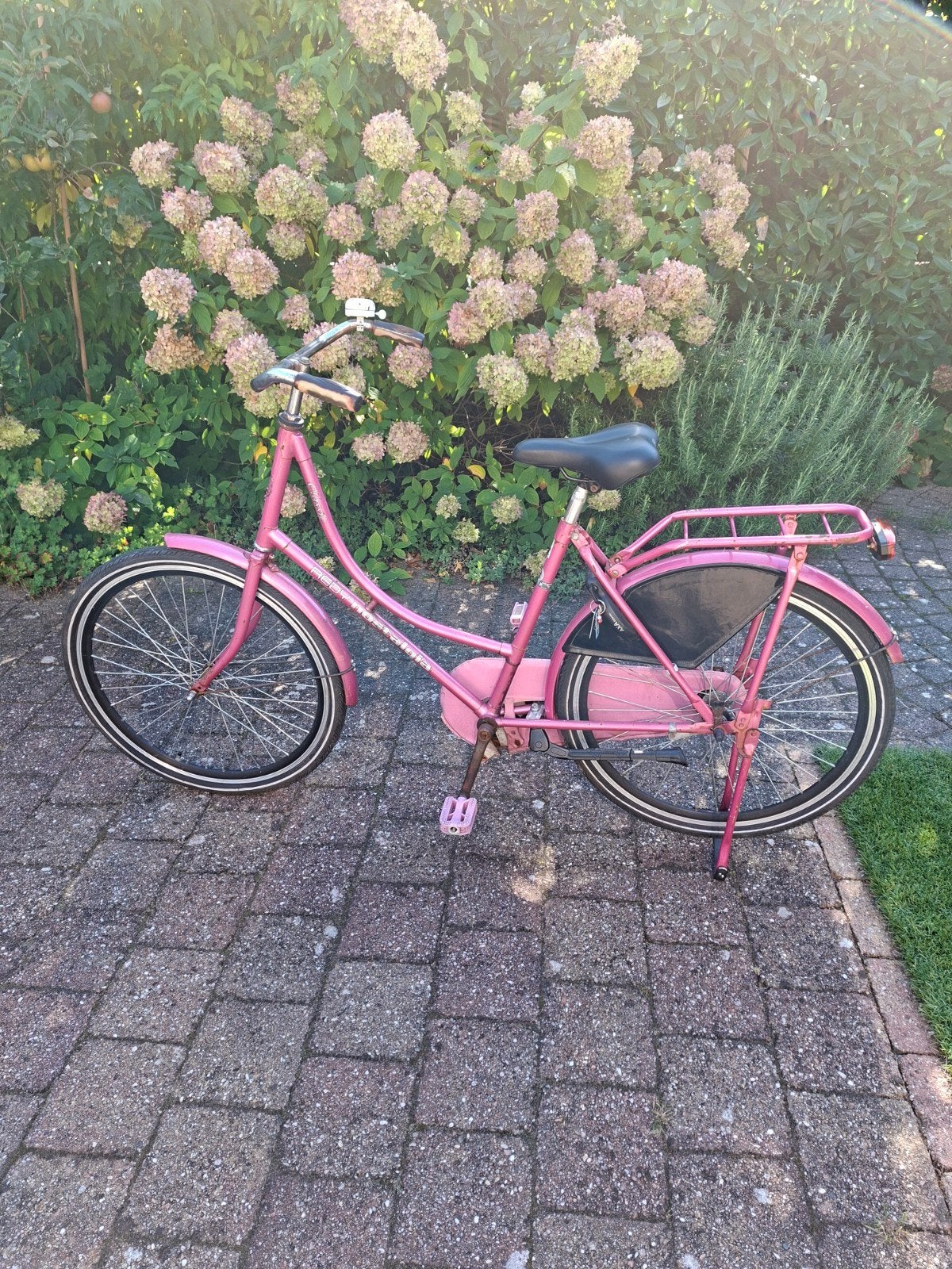 Meisjes omafiets, Ophalen, Gebruikt