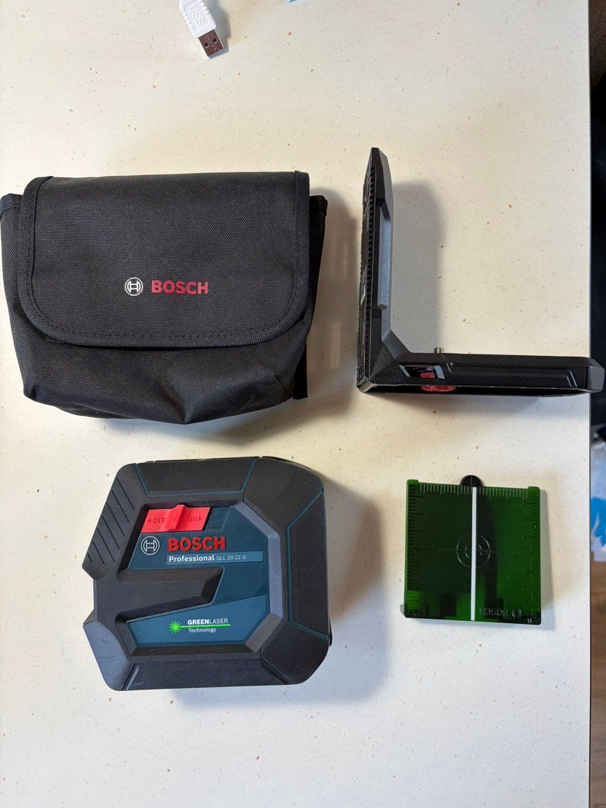 Bosch Professional laser GLL 20-22 G Bosch Blauw, Ophalen of Verzenden, Zo goed als nieuw, Overige meters