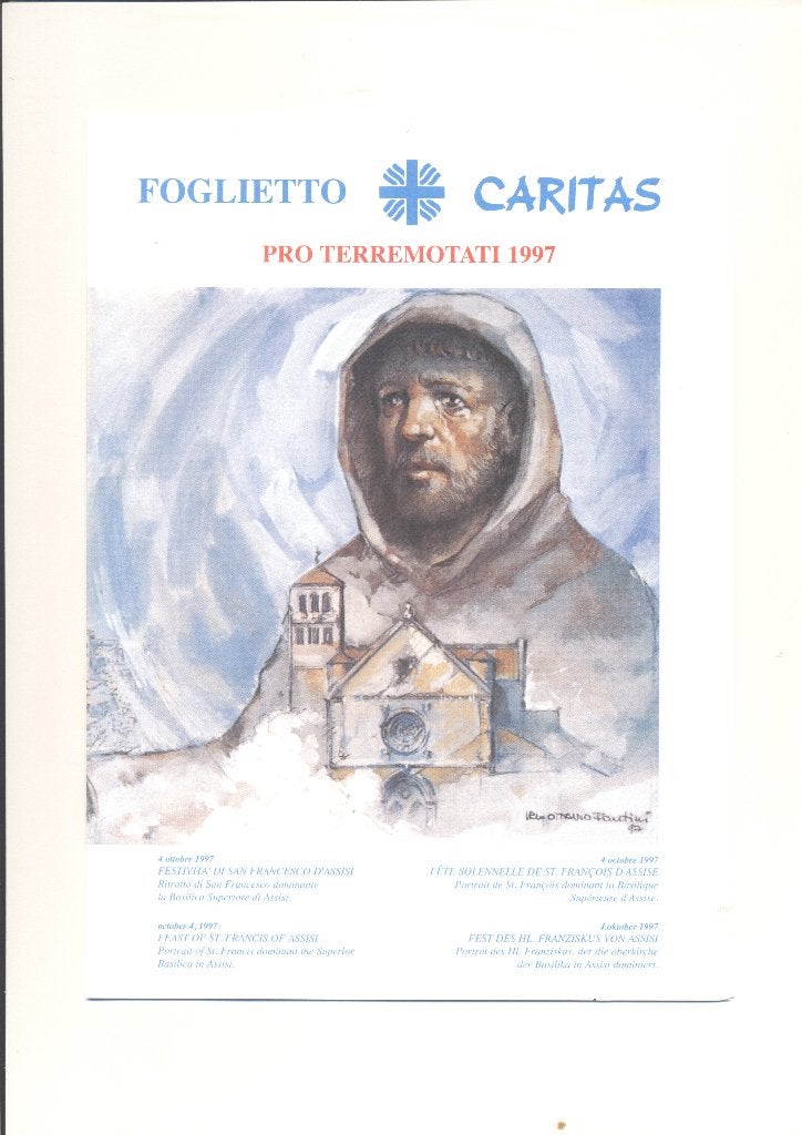 Vaticaanstad - Pro Terremotati 1997, Ophalen of Verzenden, Overige landen, Postfris