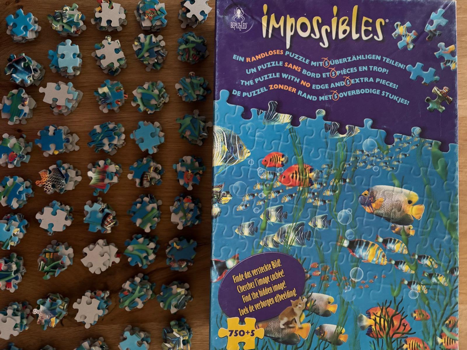Puzzel Impossibles 750 + 5, Hobby en Vrije tijd, Ophalen of Verzenden, 500 t/m 1500 stukjes, Zo goed als nieuw