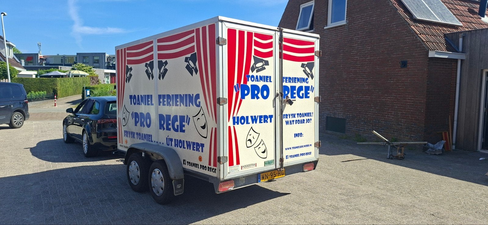 Hapert Gesloten Aanhangwagen - Ideaal voor Transport, Auto diversen, Ophalen, Gebruikt