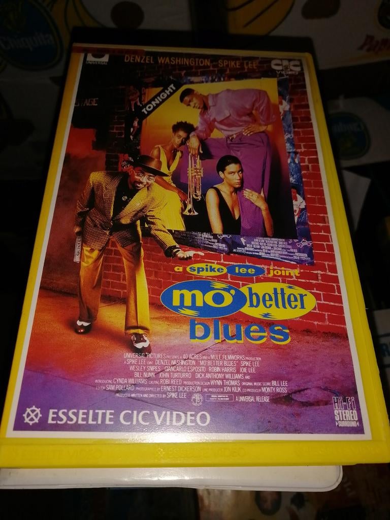 VHS ex-rental - Mo Better Blues, Vanaf 16 jaar, Ophalen of Verzenden, Gebruikt, Horror