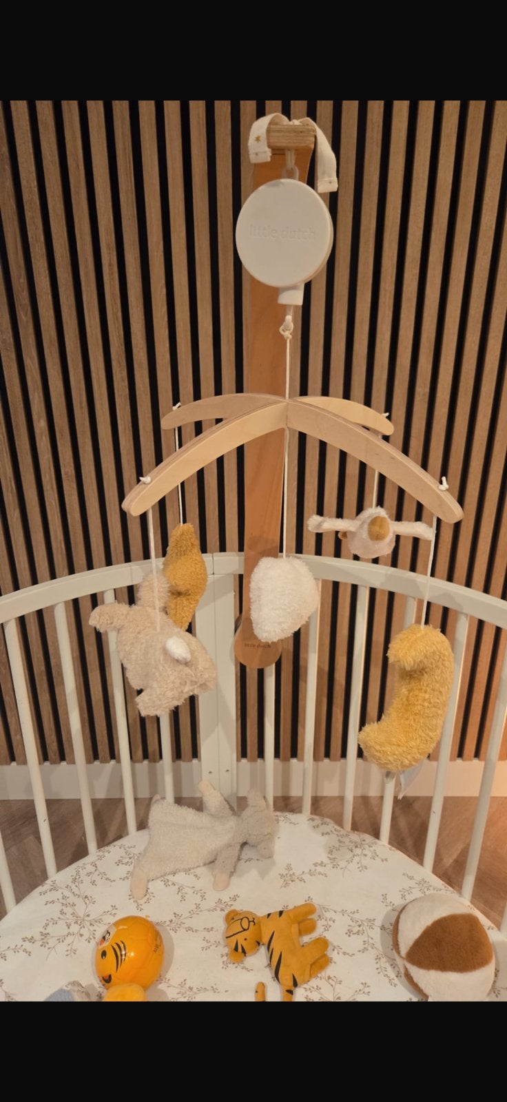 Muziekmobiel Little Dutch, Kinderen en Baby's, Ophalen of Verzenden, Zo goed als nieuw, Rond