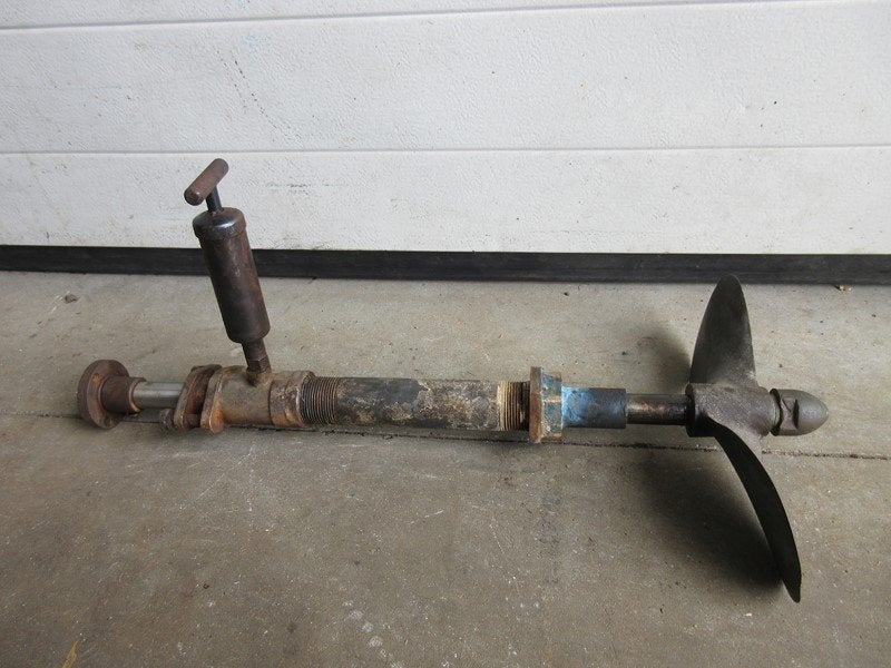 Schroefasset 0,6 meter met propeller, 2-blads, Watersport en Boten, Ophalen, Gebruikt, Overige typen