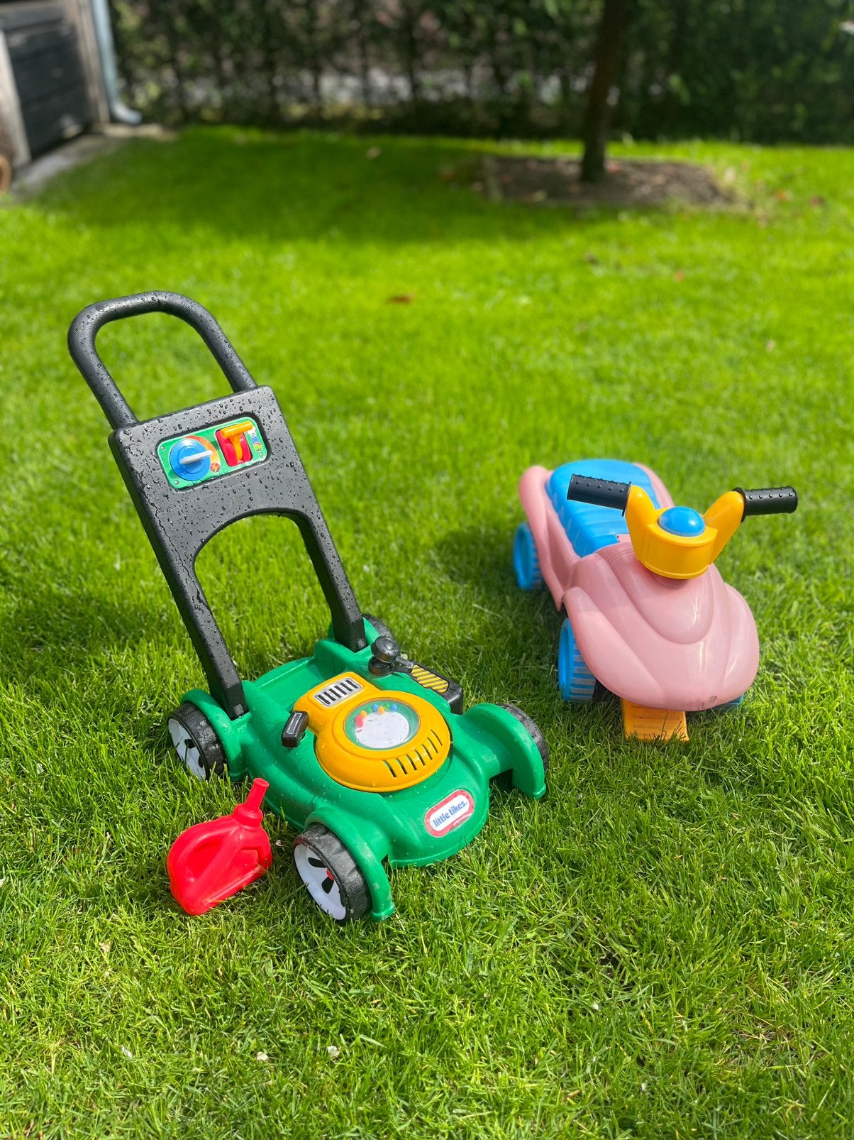 Loopauto en Speelgoed Grasmaaier van Little Tikes, Ophalen, Gebruikt, Jongen of Meisje
