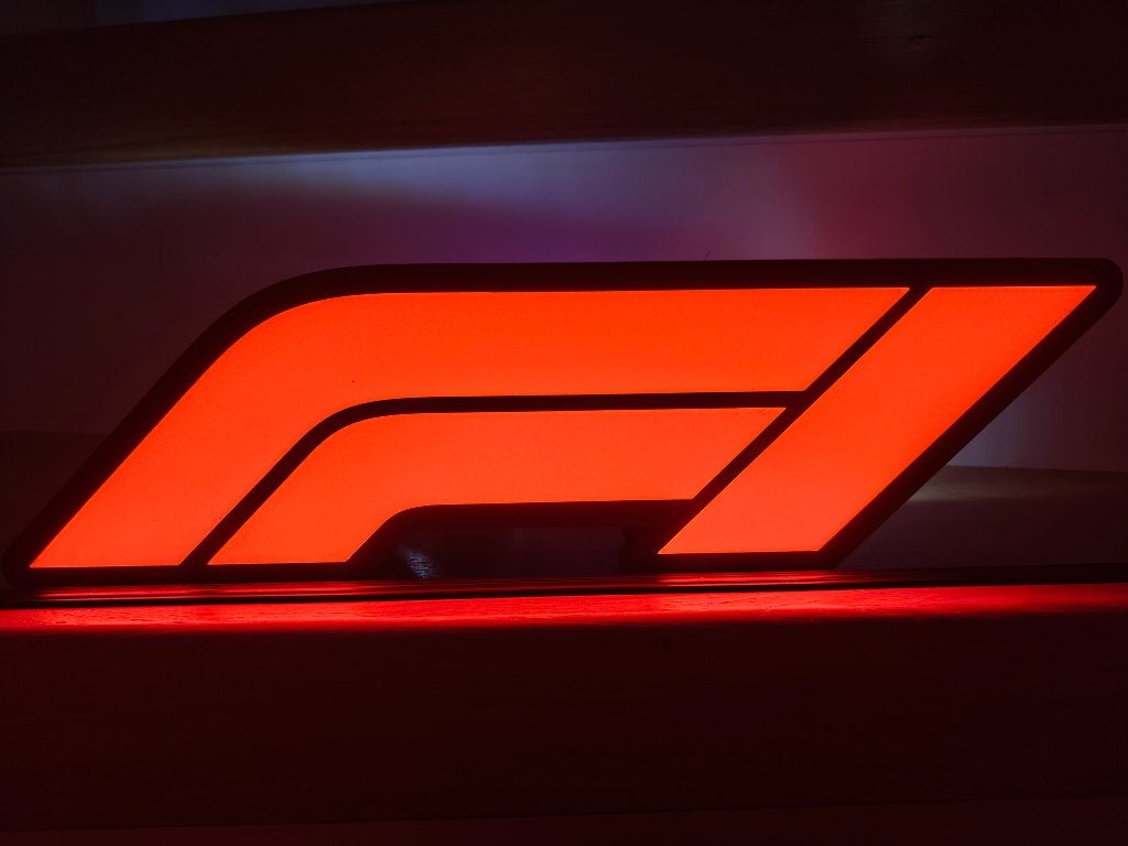 Lightbox Formula 1 F1 Logo, Ophalen of Verzenden, Nieuw, Lichtbak of (neon) lamp