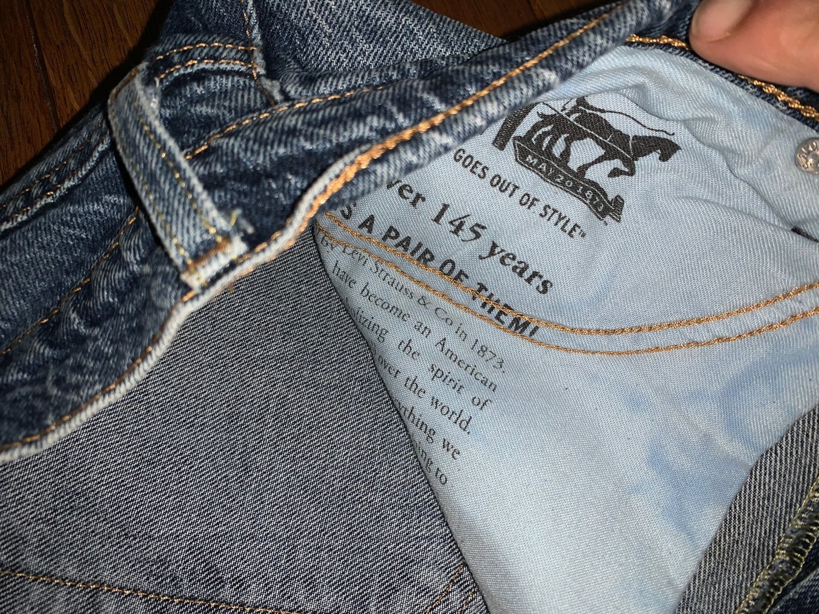 Levi's jeans maat 34/32 zgan, Ophalen of Verzenden, Zo goed als nieuw, Blauw, W33 - W34 (confectie 48/50)