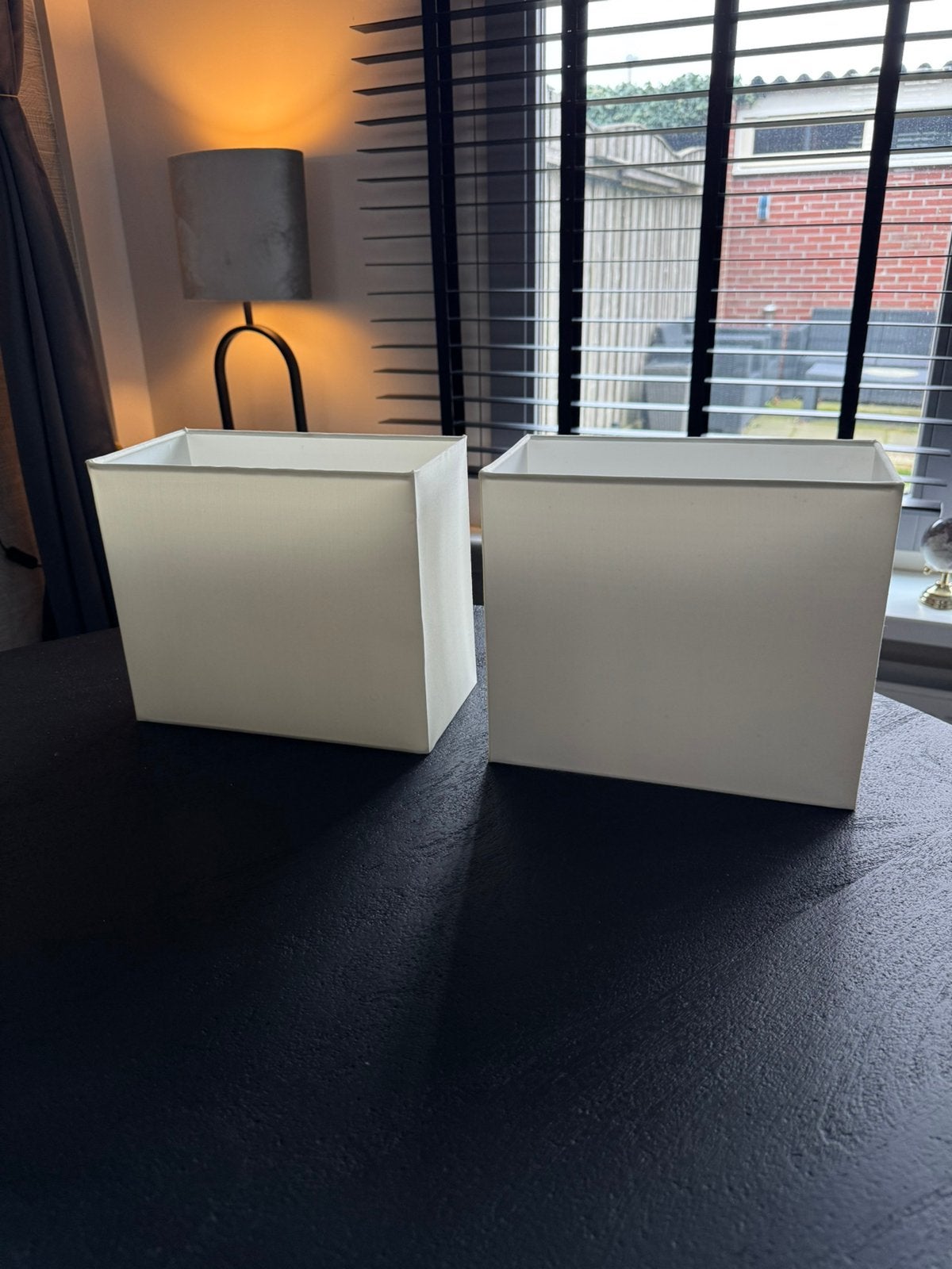 Lampenkappen 2X (Wit), Huis en Inrichting, Lampen | Lampenkappen, Ophalen of Verzenden, Wit