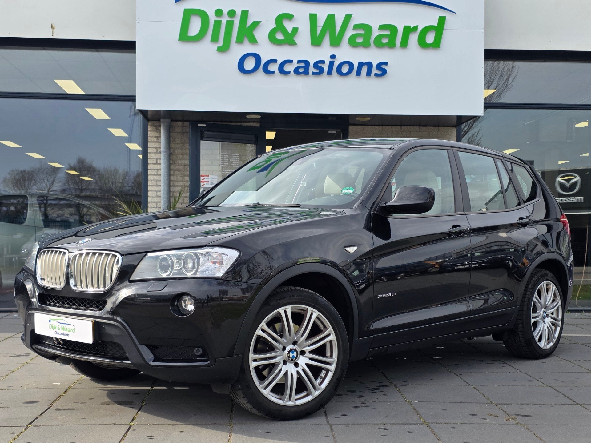 BMW X3 XDrive28i High Executive – Automaat – Pano – Le, Auto's, BMW, Euro 5, Gebruikt, 2000 kg, Zwart