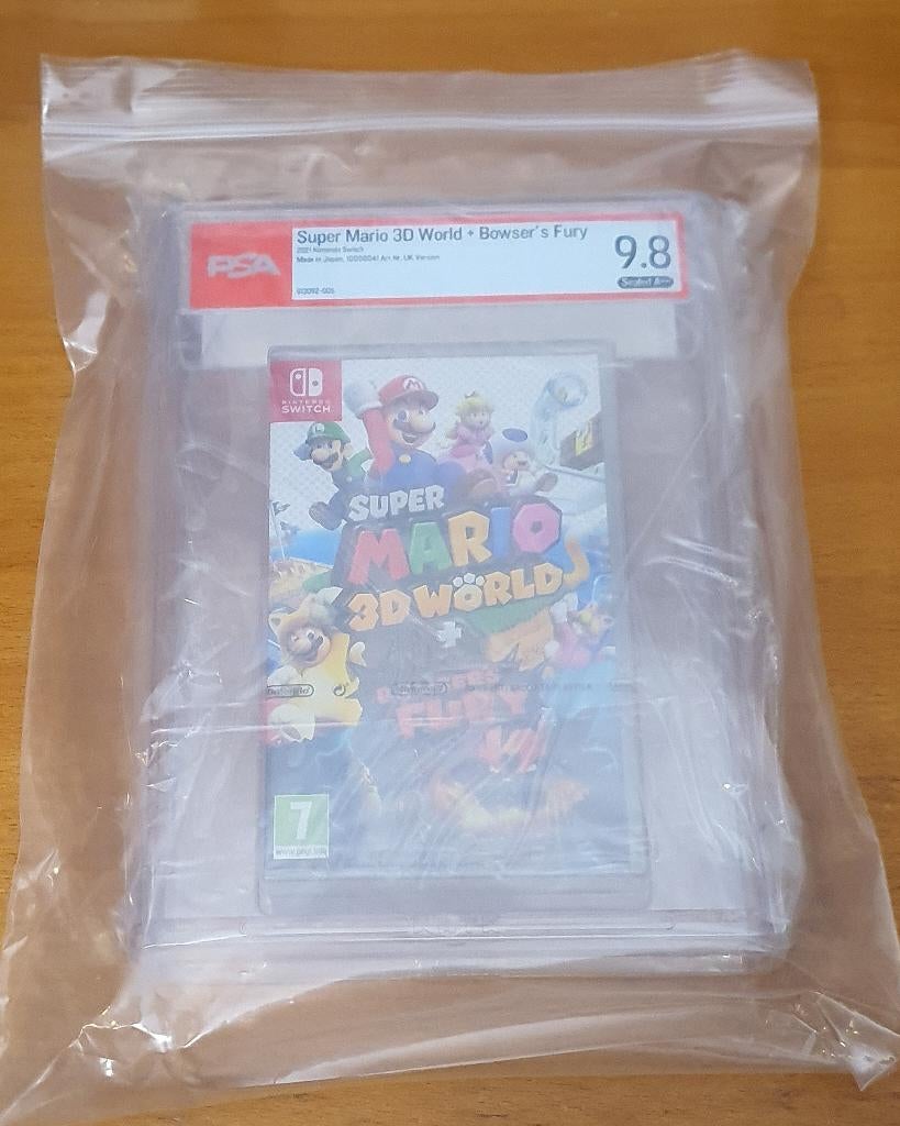 WEG is WEG | PSA 9.8 | Super Mario 3D World + Bowser's Fury, Spelcomputers en Games, 3 spelers of meer, Ophalen of Verzenden, Nieuw