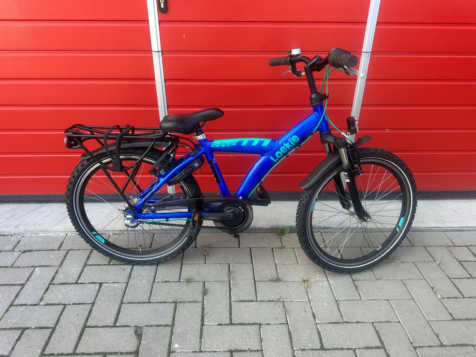 Batavus Loekie Snake kinderfiets  22 inch., Fietsen en Brommers, Fietsen | Jongens, Ophalen, Zo goed als nieuw, 22 inch, Versnellingen