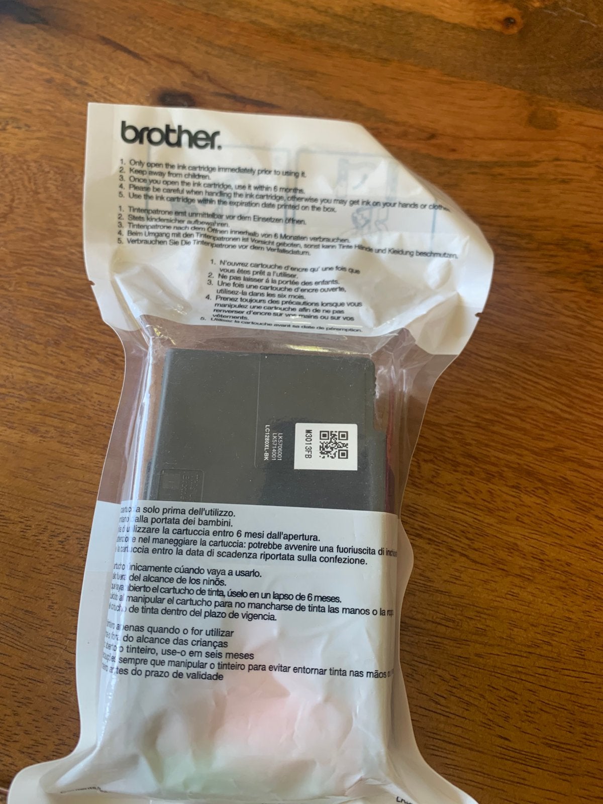 cartridge brother BK xl  LC 1280 xl -BK, Ophalen of Verzenden, Zo goed als nieuw