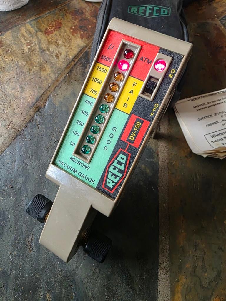 Refco vacuüm meter, Ophalen of Verzenden, Zo goed als nieuw