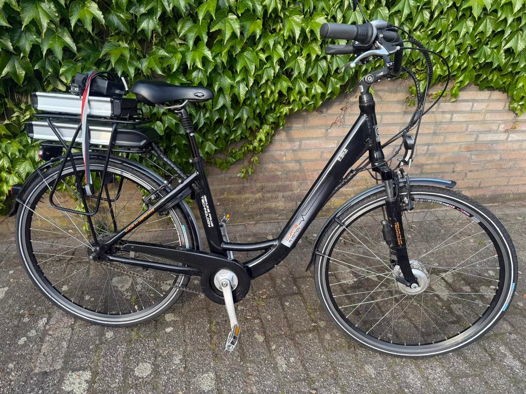 Curtis Elektrische Fiets Met Extra Accu, Fietsen en Brommers, Fietsen | Dames | Damesfietsen, Ophalen of Verzenden, Zo goed als nieuw