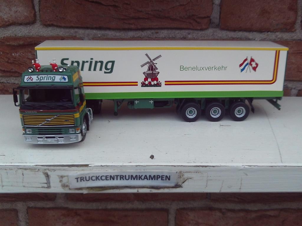 Tekno  Volvo   F16  van  Spring  Transport., Ophalen of Verzenden, Nieuw, Bus of Vrachtwagen, Tekno